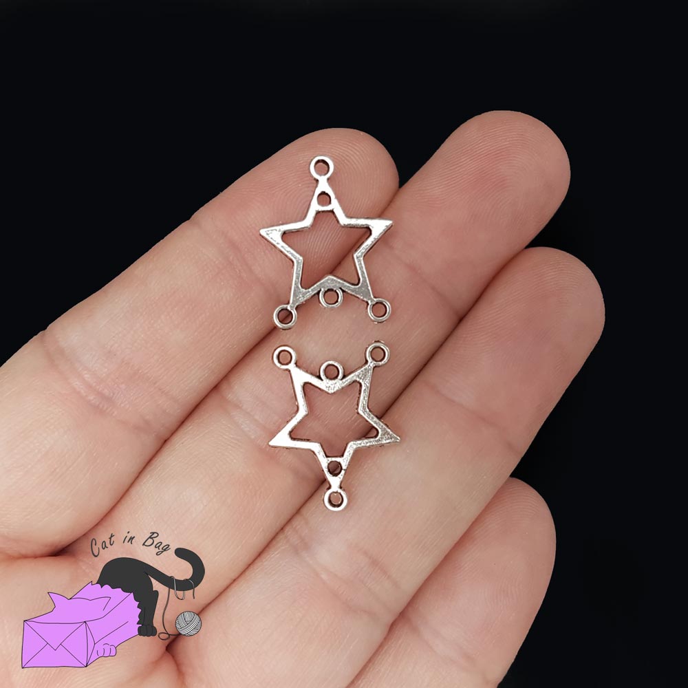 10 connector chandelier with star