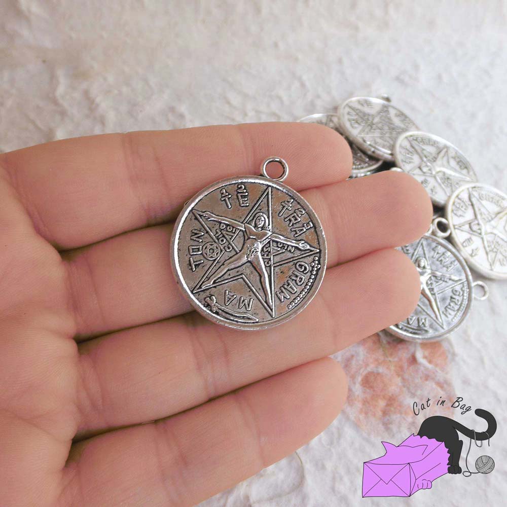 2 charms with Tetragrammaton