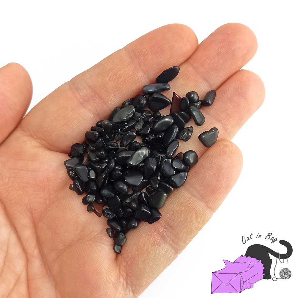 Black stone, 50 gr - no hole
